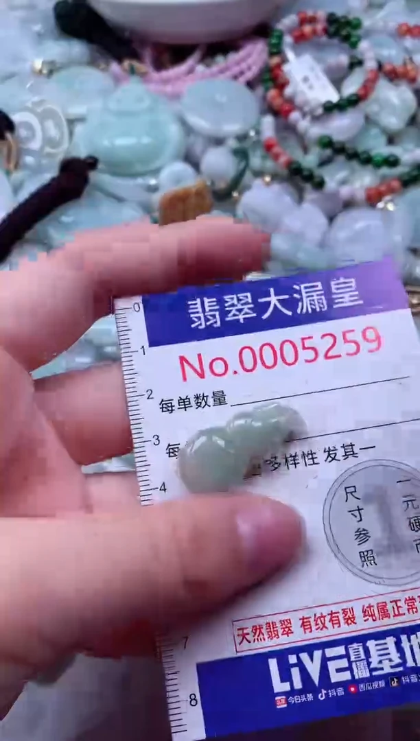 吊坠(不含链)未镶嵌翡翠5259