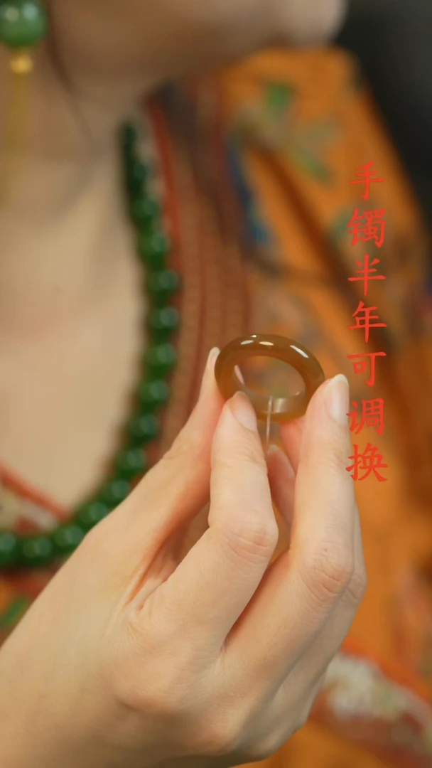 和田玉（糖玉）戒圈未镶嵌新疆且末糖18