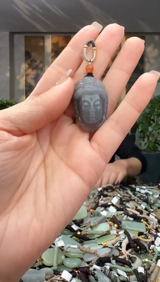 颈饰未镶嵌和田玉拍一发一多样性发货