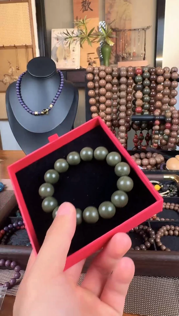 泥塑妙睡梦灵15mm手串