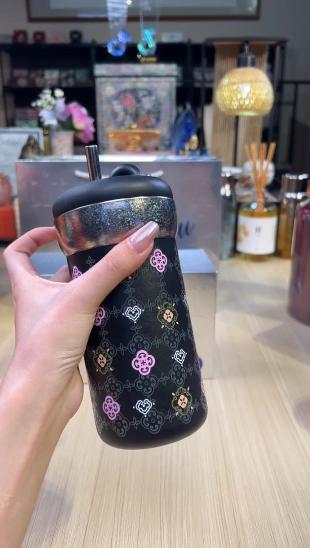 小圆墩钛杯（500ML）玄霓锦色