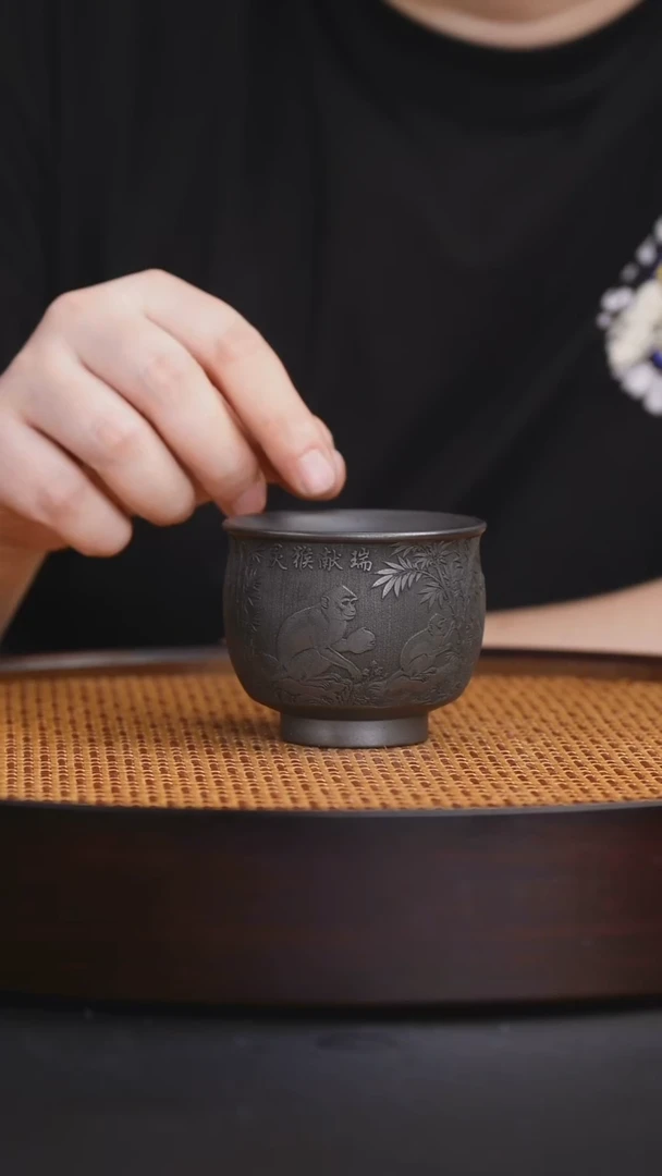 宜兴全手工紫砂杯