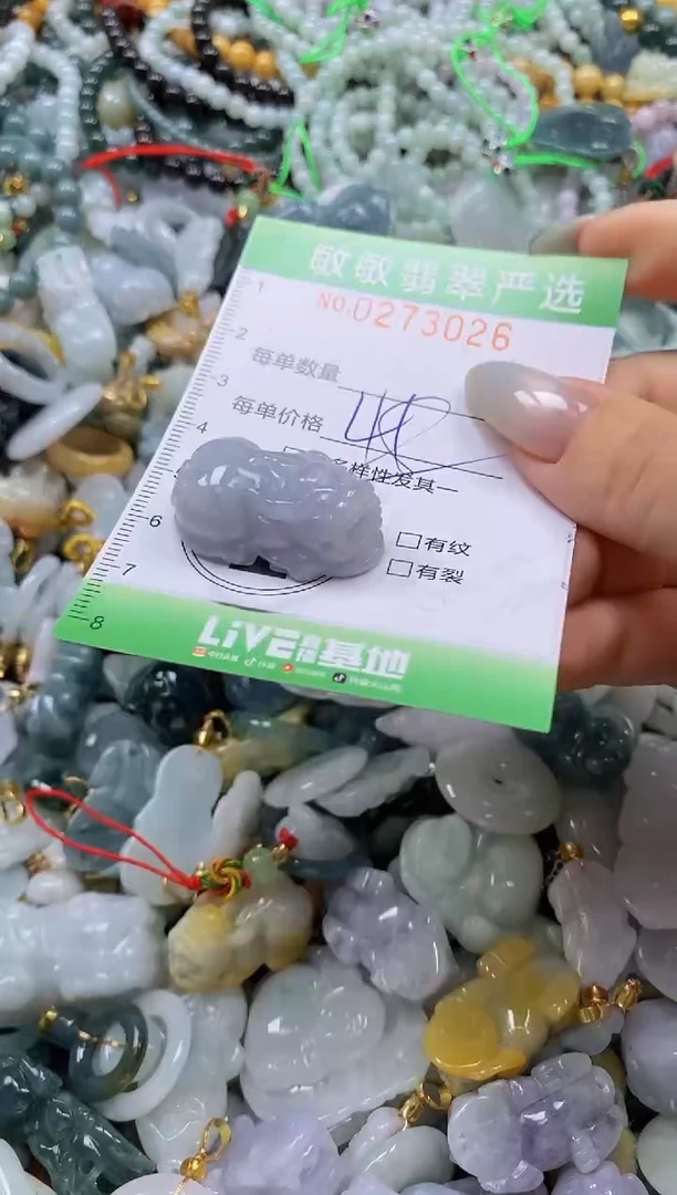 翡翠未镶嵌颈饰闪购0273026多样性发其一