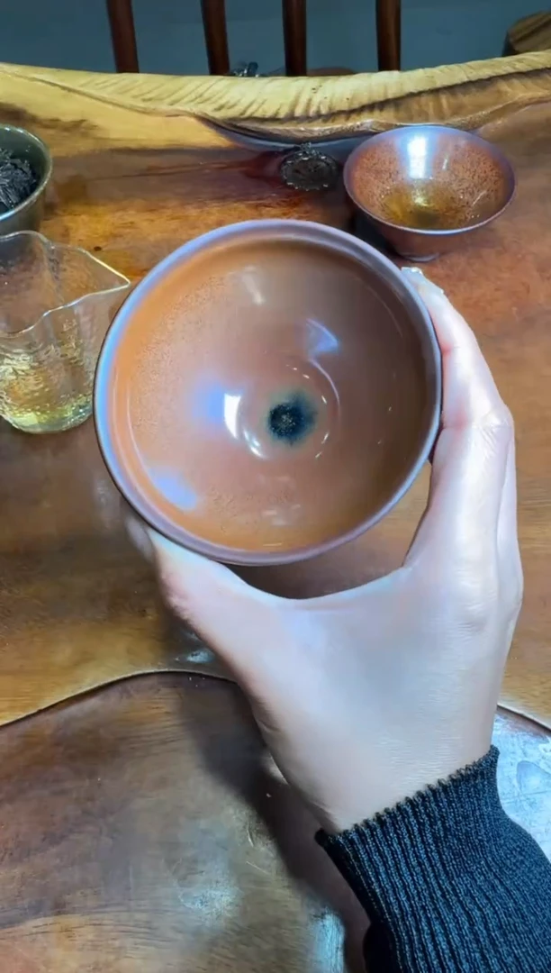 茶盏许杰龙窑柴烧93