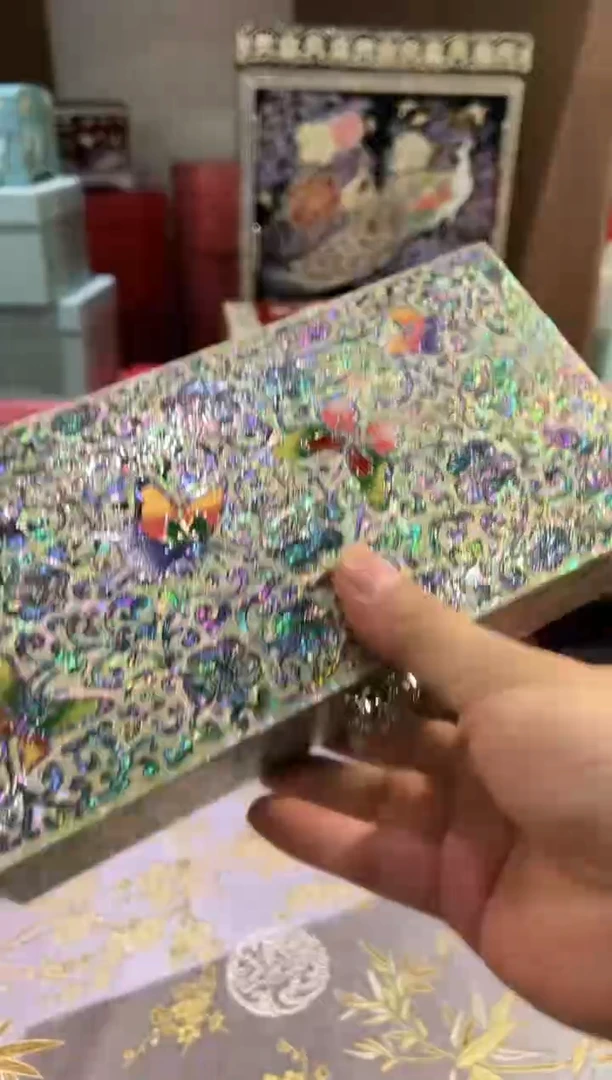 微瑕黑金鲍底·弘贝雅螺钿漆器文化馆