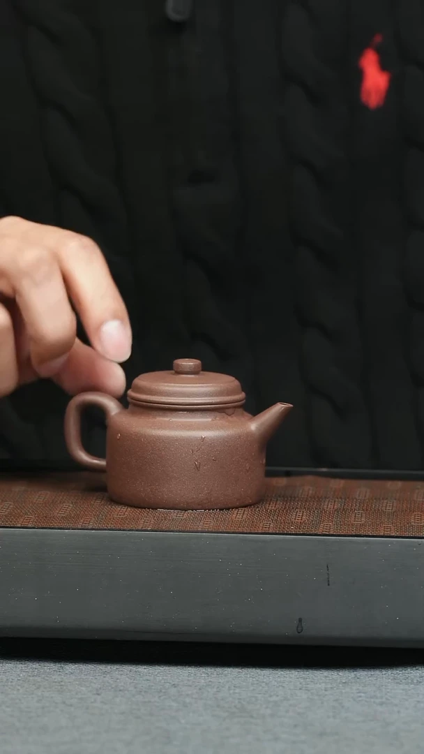 【闪购商品】紫砂茶壶五堂 剑流德钟-90cc