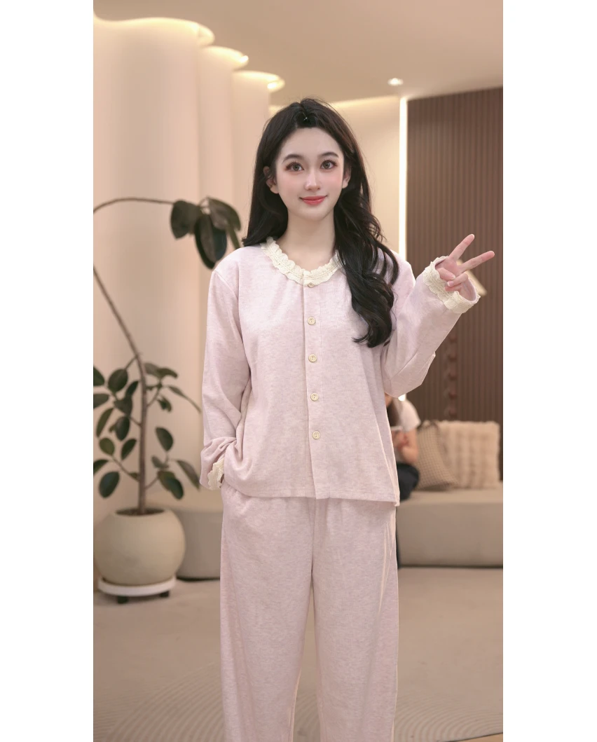 DM【奶芙露露】高定设计款冬款加厚家居服套装女士