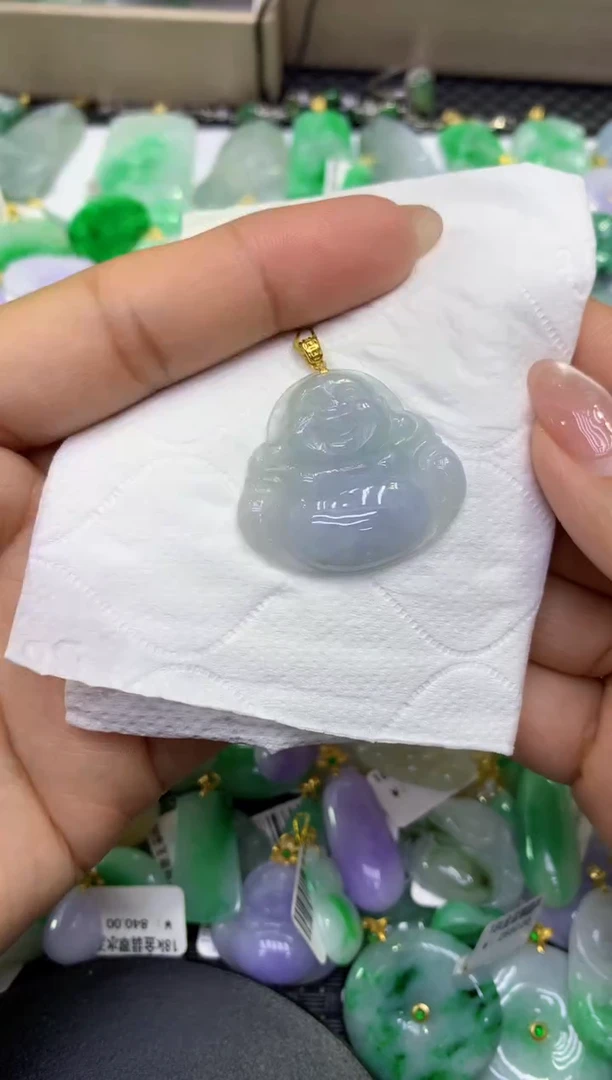 颈饰未镶嵌翡翠天然缅甸A货翡翠