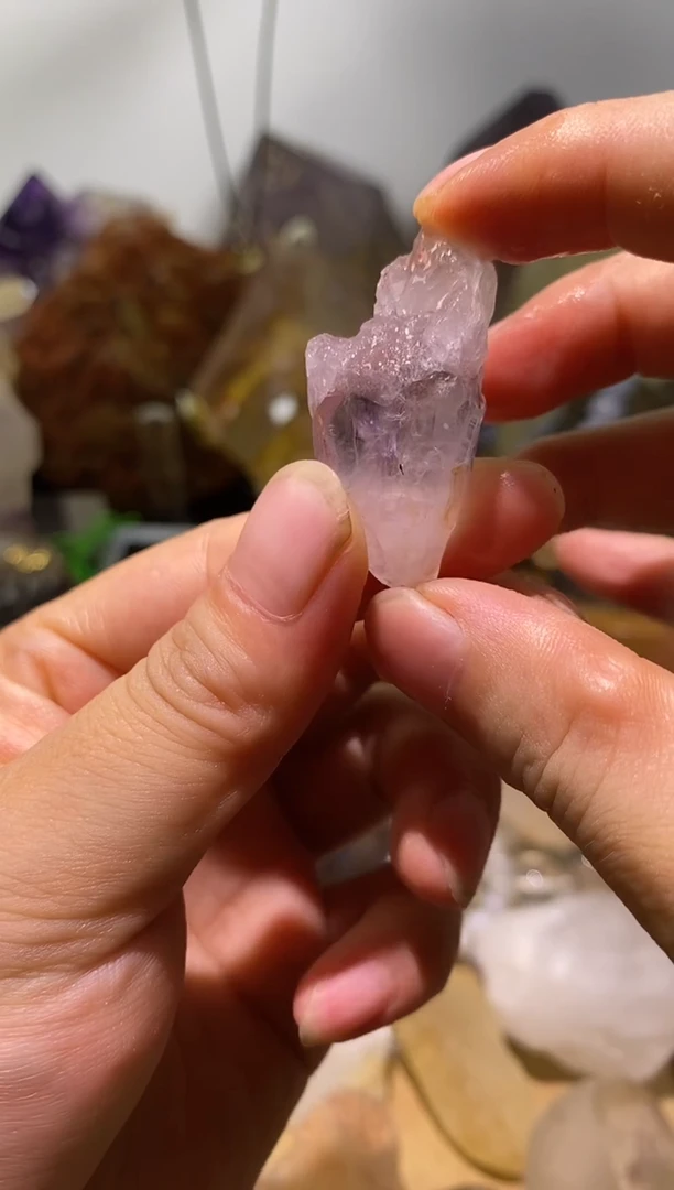 水晶珠宝半成品未镶嵌25乌拉圭紫水晶