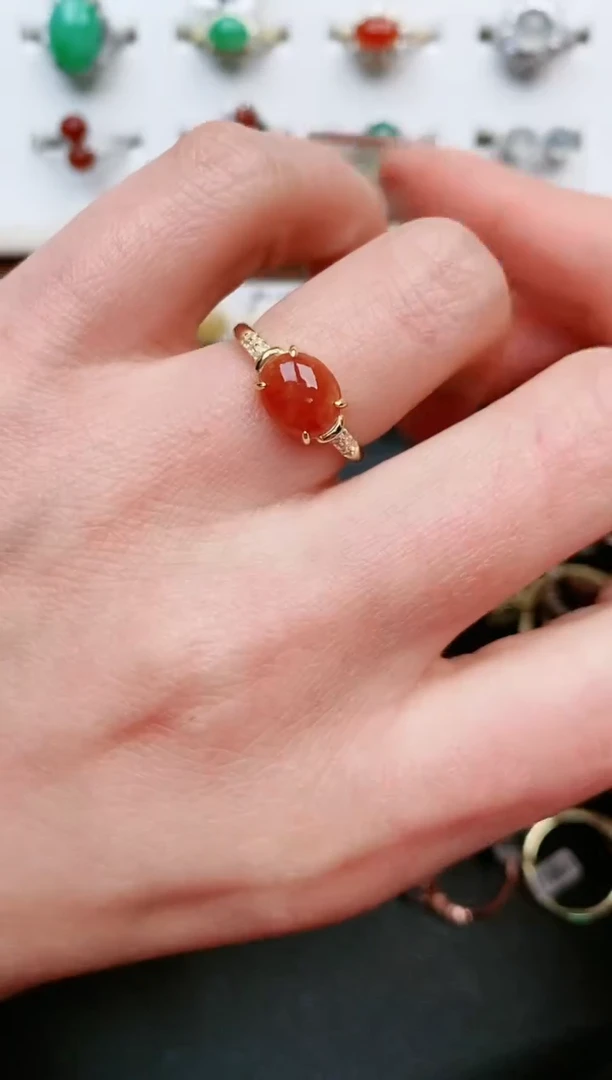 【闪购商品】翡翠戒指银S925镶嵌....