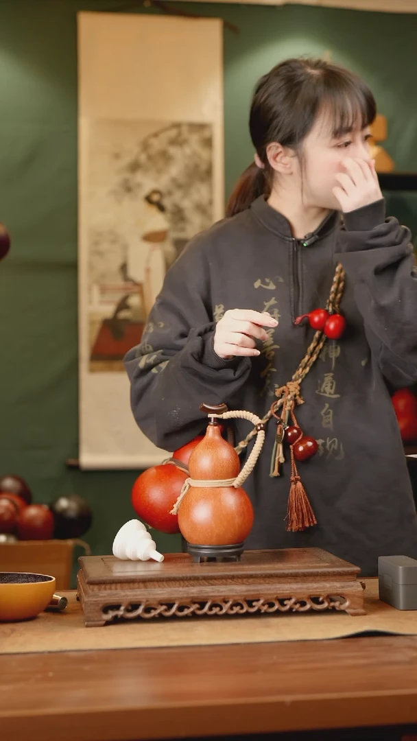 71号精品天然大漆酒葫芦一物一拍~