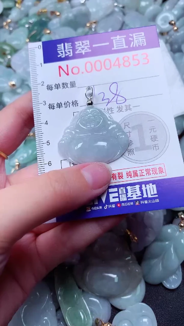 吊坠(不含链)未镶嵌翡翠4853