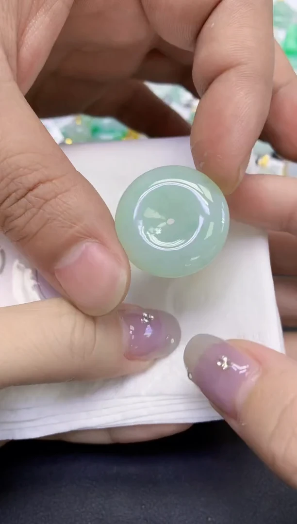 颈饰未镶嵌翡翠天然缅甸翡翠A货百元以上9元证书费自理