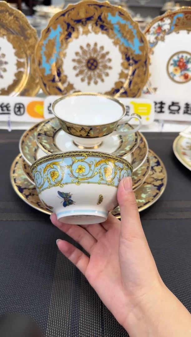 瓷片4.25英寸饭碗 微瑕 6个