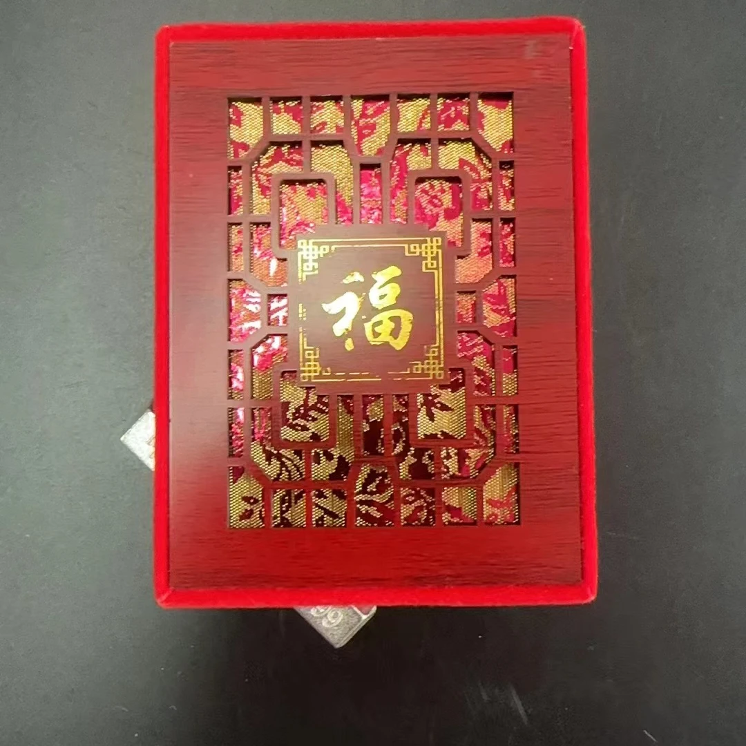 白银库【9999大】小条富贵高端上档次美观大气工艺品2摆件