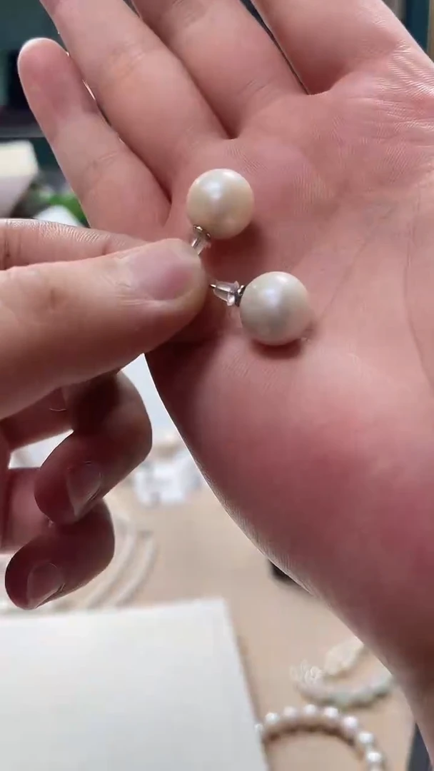 未镶嵌耳饰淡水珍珠218号