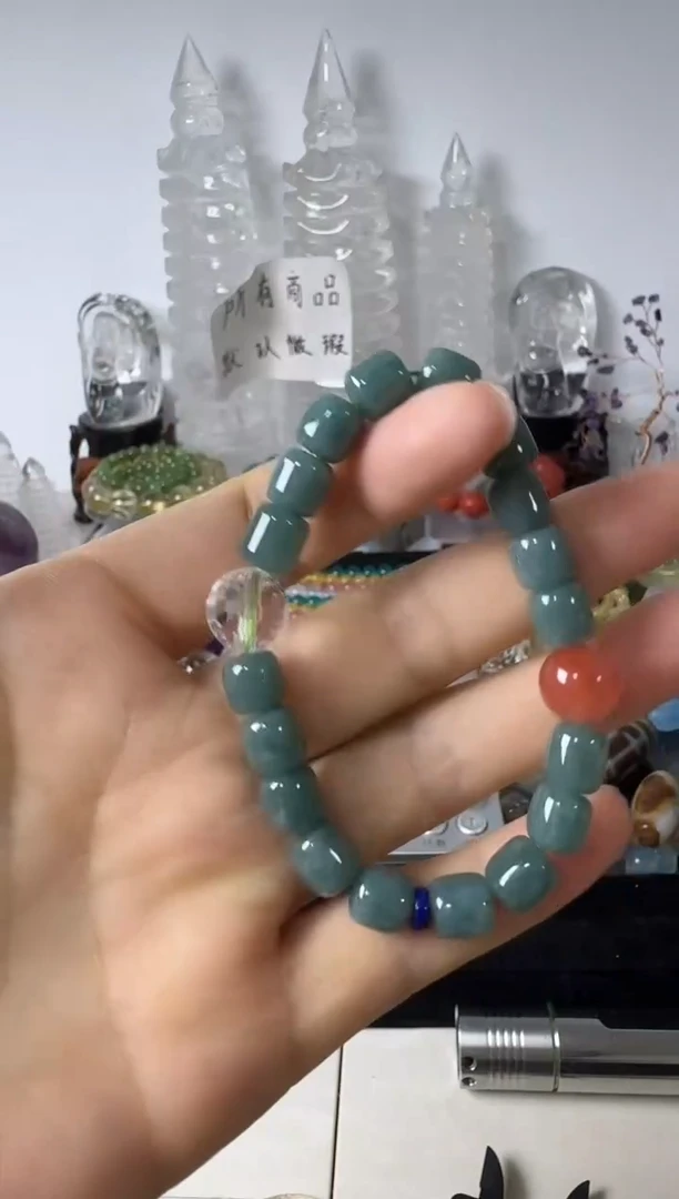 未镶嵌手链翡翠微瑕