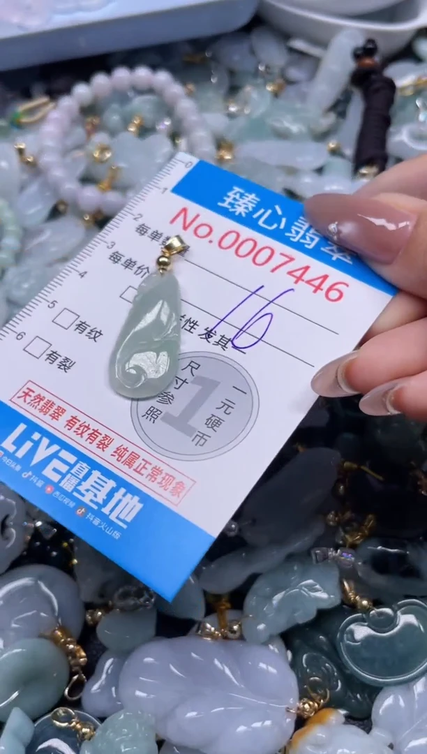 颈饰未镶嵌翡翠紫*兰7446