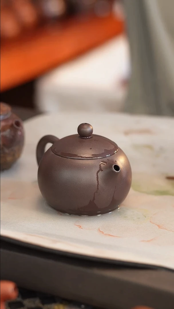 茶壶紫砂半手工 西施 200cc