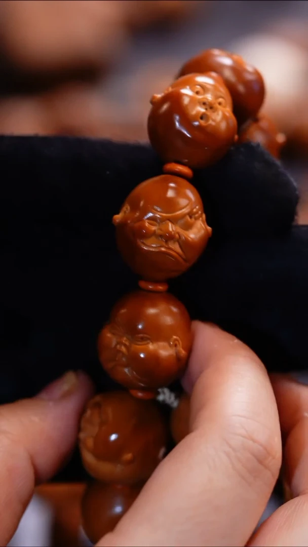 橄榄核吊坠苏工橄榄核