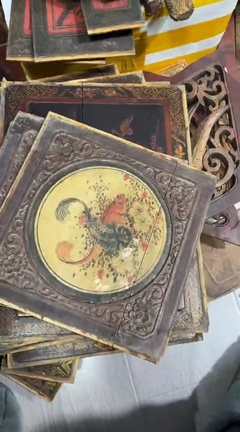 【闪购商品】香榧木一对孤品木雕80