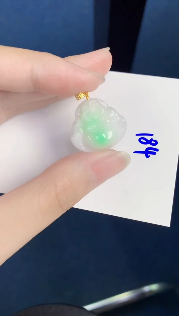 翡翠银S925镶嵌颈饰天然翡翠缅甸A货
