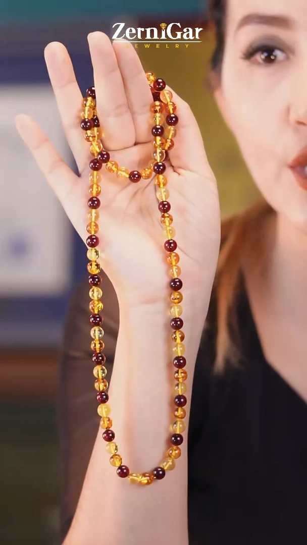 裸石琥珀未镶嵌天然琥珀两件套