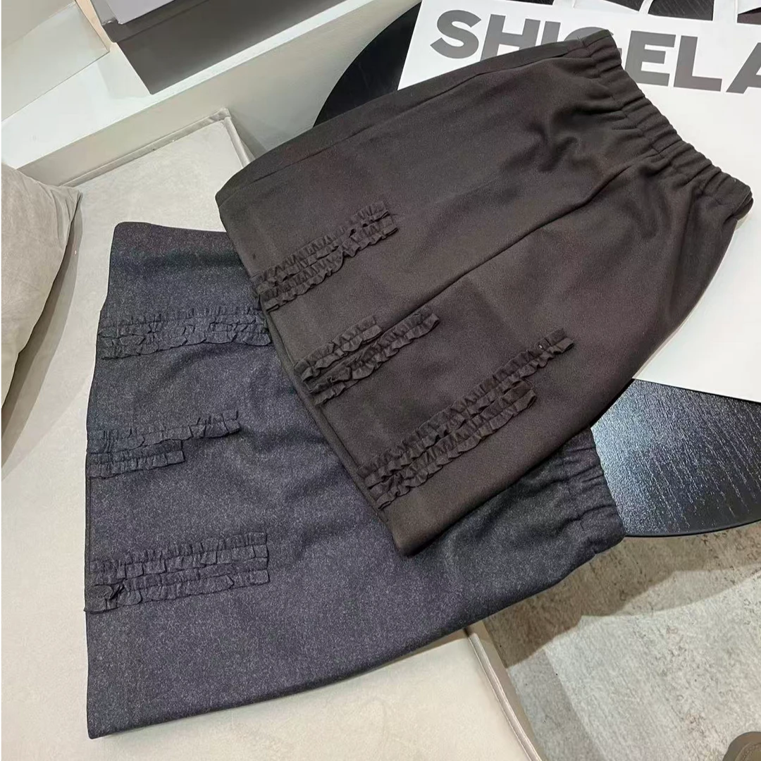 SHEENSEA诗姗姗 加厚百搭呢料5分裙