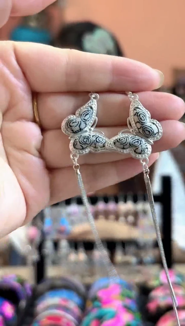 织绣艺枝独绣老绣饰品28