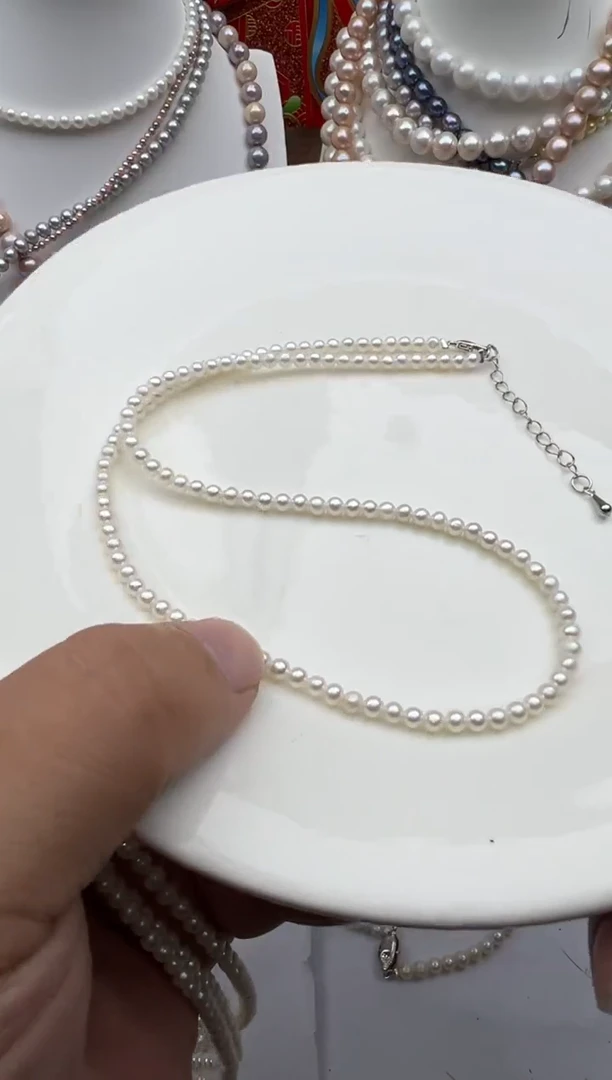 淡水珍珠未镶嵌颈饰1