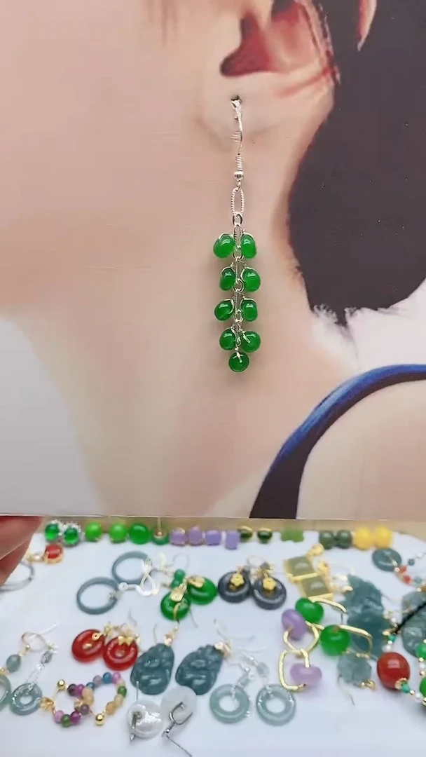 未镶嵌翡翠耳饰225