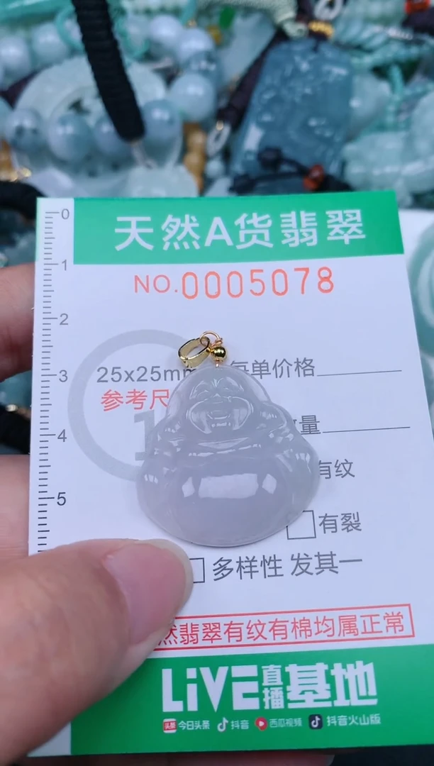 翡翠未镶嵌颈饰.0005078