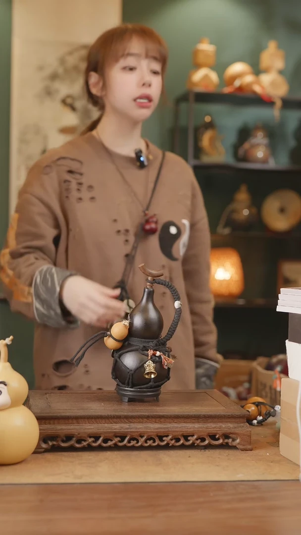 【闪购商品】331号精品天然大漆工艺防渗内胆酒葫芦~
