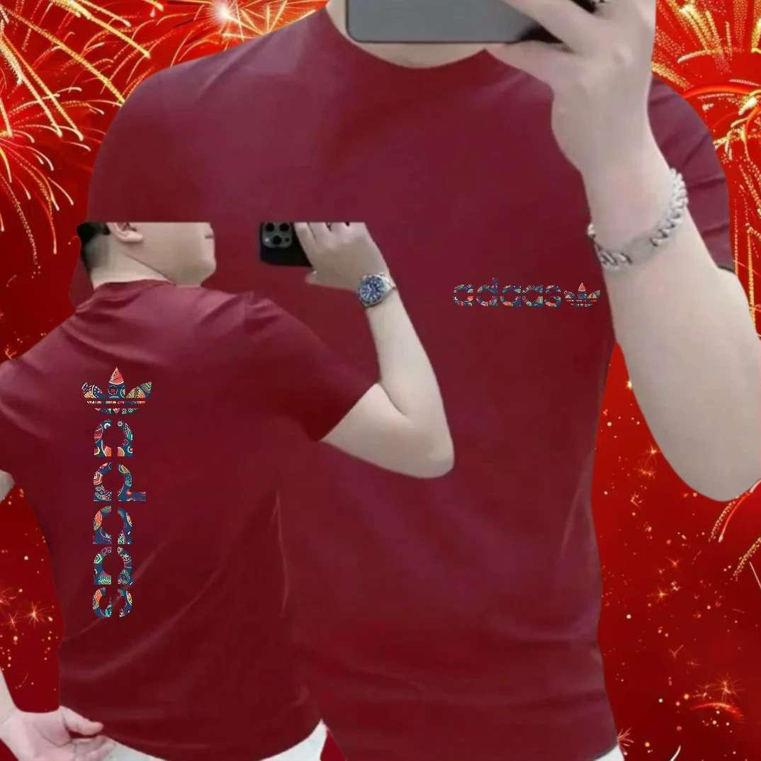 夏季新款高档纯棉男士韩版休闲百搭圆领短袖T恤全棉轻奢帅气男装