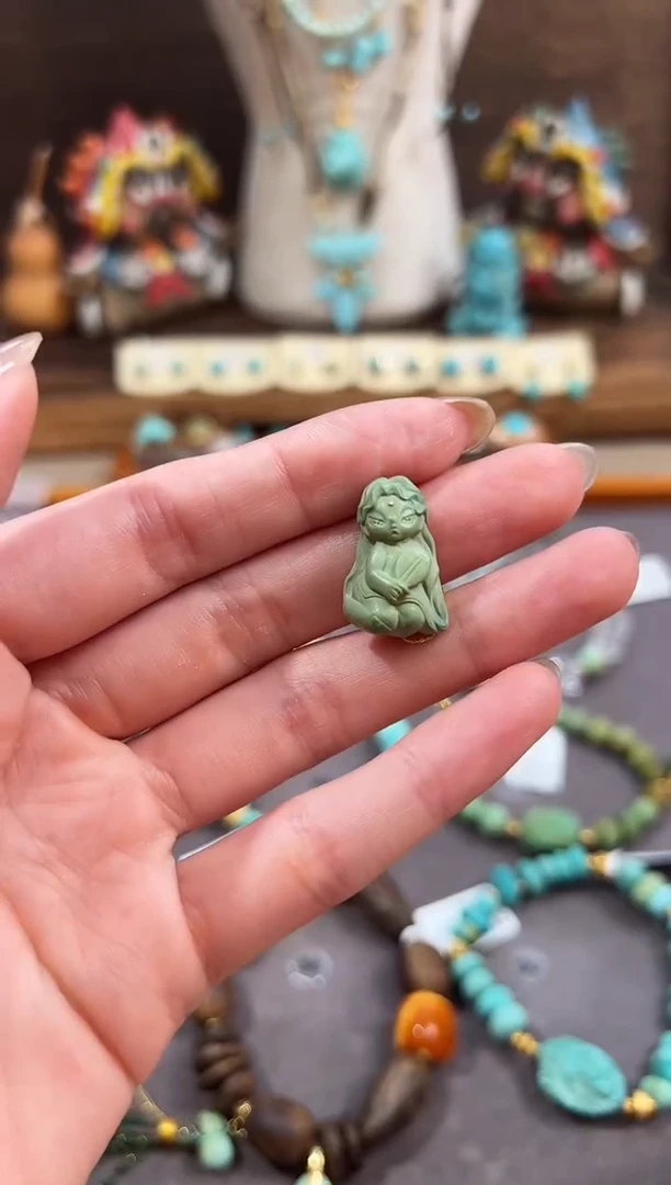 绿松石未镶嵌配饰绿松石配饰