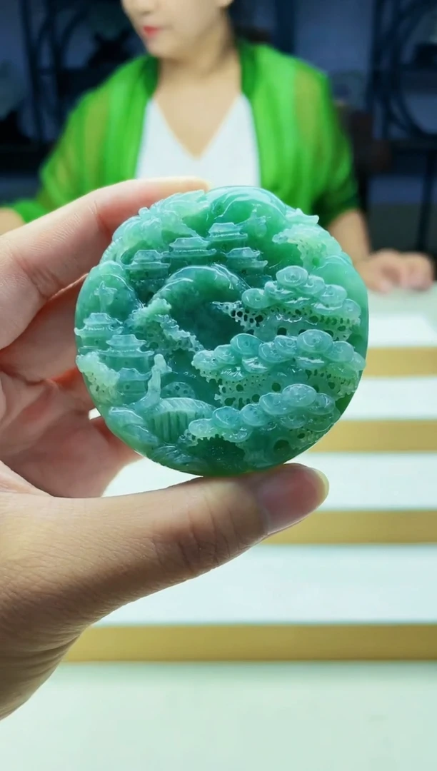 未镶嵌定制翡翠毛货09160273