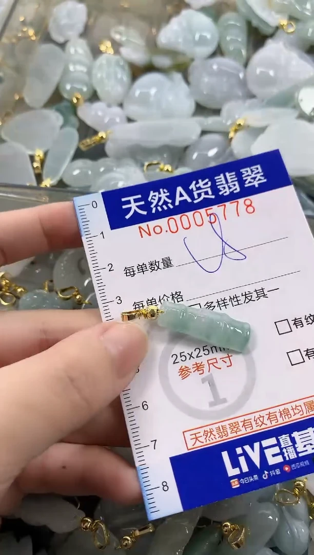 颈饰未镶嵌翡翠天然A货翡翠