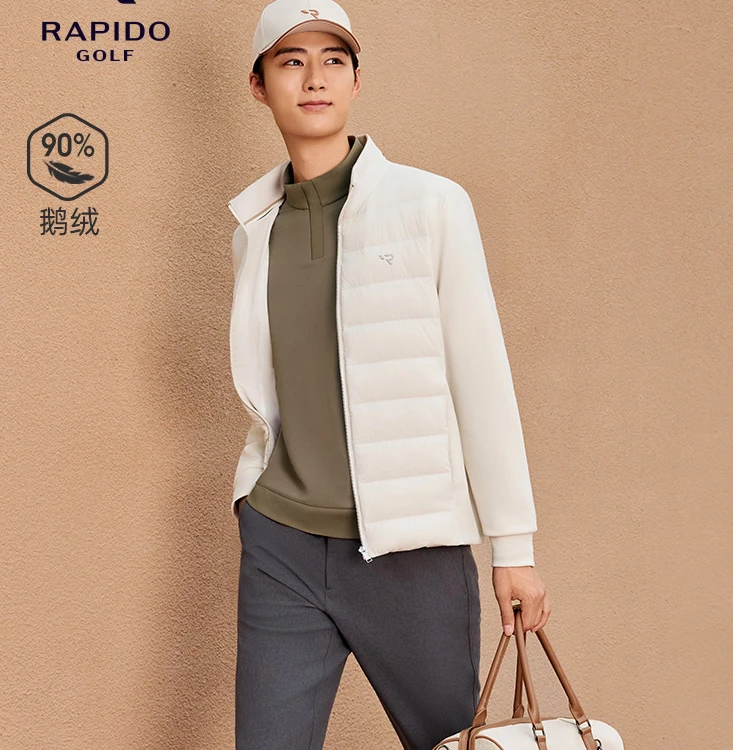 【新品】RAPIDO雳霹道2025年秋冬男士GOLF90%鹅绒羽绒服VN5976C61