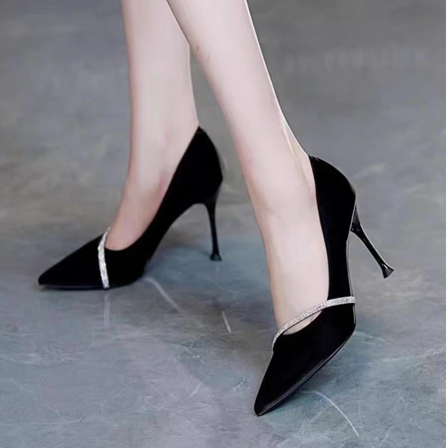 958-51 新款法式时尚气质细跟单鞋