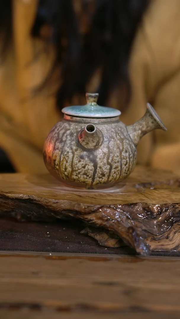 景德镇纯柴烧 侧把壶 200cc 28