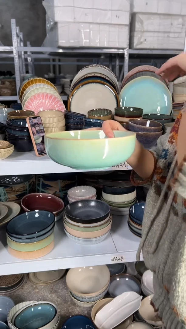 陶瓷外贸尾货瑕疵满20包邮重瑕特价孤品清仓X面碗