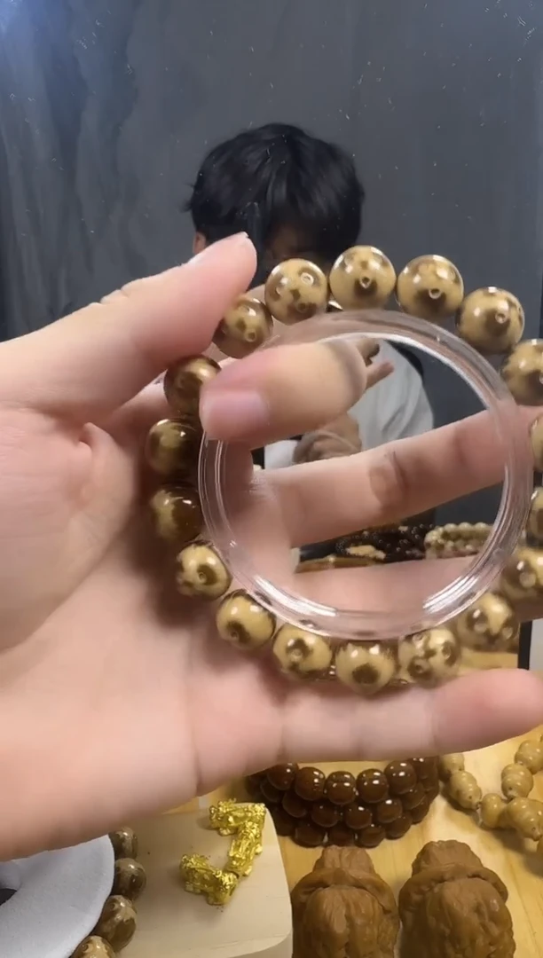 紫金鼠手串12mm全品熊猫紫金鼠
