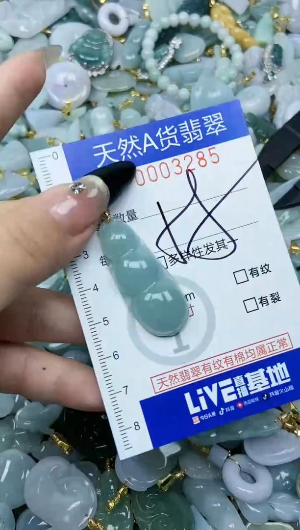【闪购商品】翡翠颈饰未镶嵌天然A货翡翠