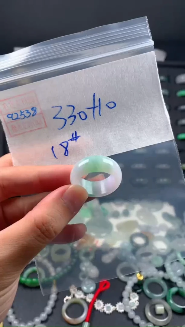 未镶嵌定制翡翠翡翠340元18#毛货需精细抛光038