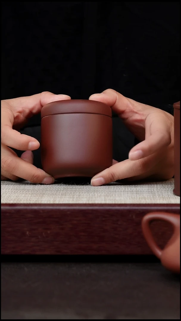 茶杯紫砂怜小三件套