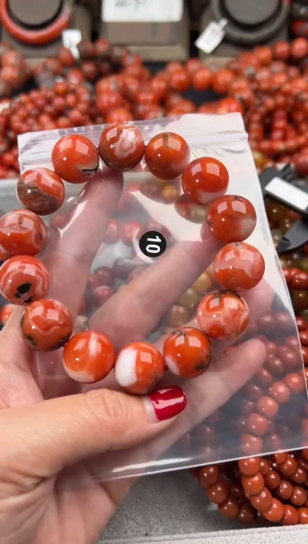 未镶嵌手串南红玛瑙17+