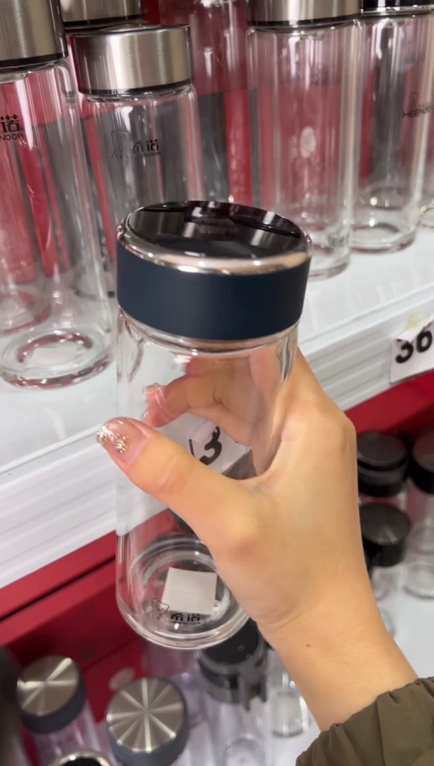 【闪购商品】茶杯高硼硅单层400ml高硼硅