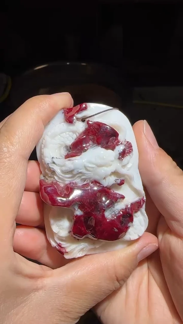 天然辰砂朱砂吊坠16