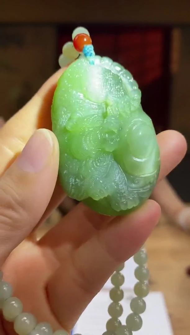 和田玉未镶嵌颈饰d211