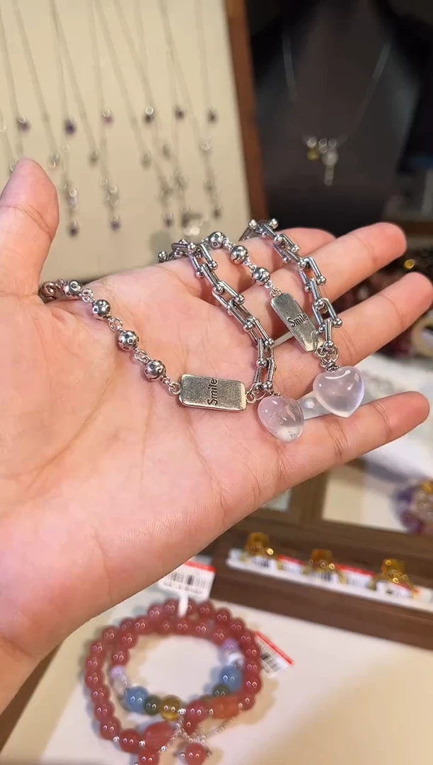 未镶嵌手链水晶g025多样性发货一件